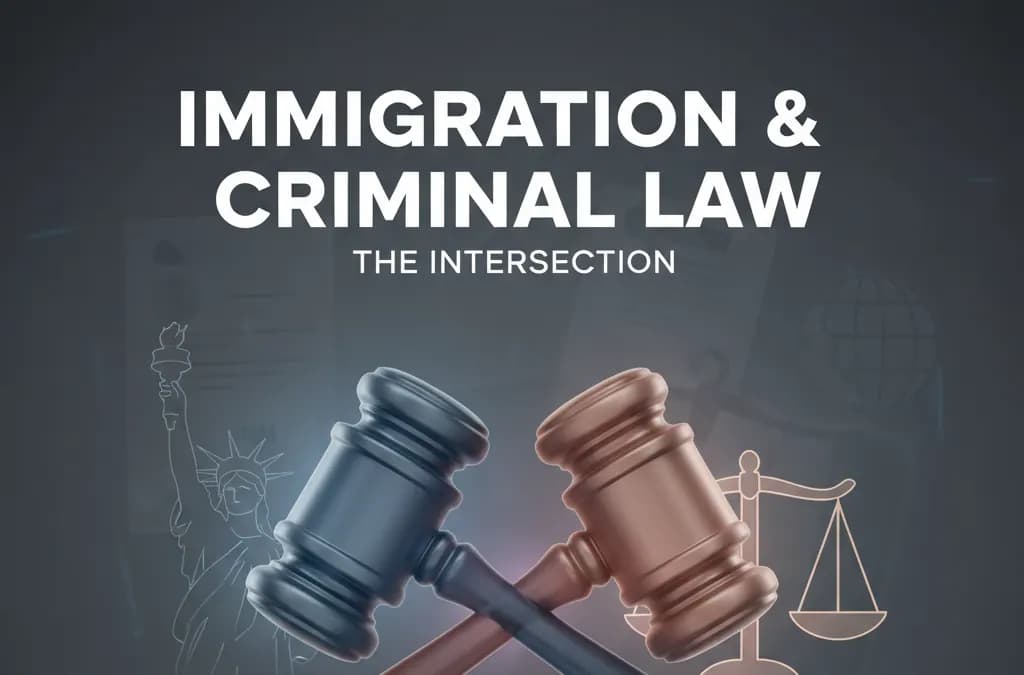 چکش عدالت روی پرچم کانادا در کنار دستبند، نماد پیامدهای قانونی و مهاجرتی.