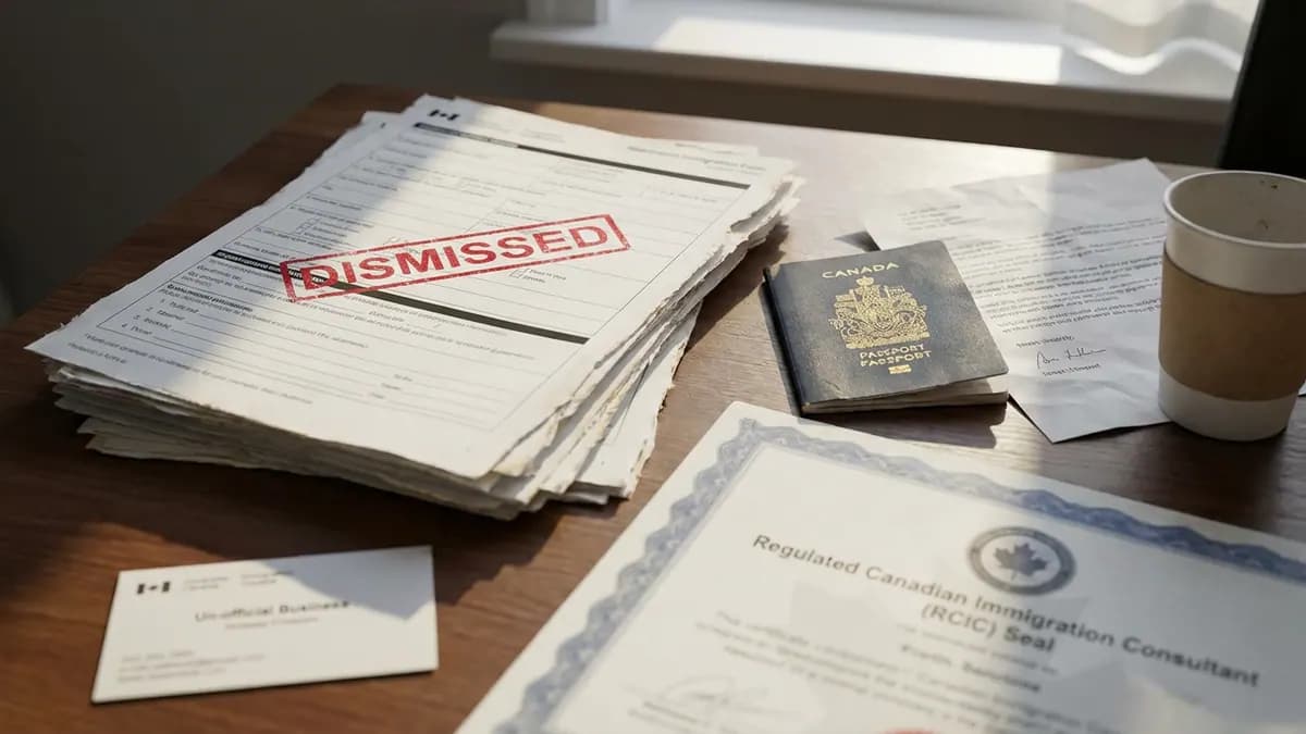 پیامد مشاوران مهاجرتی غیرمجاز: خطر رد ۴۳۰ پرونده — Sinclair Centre Law legal insight